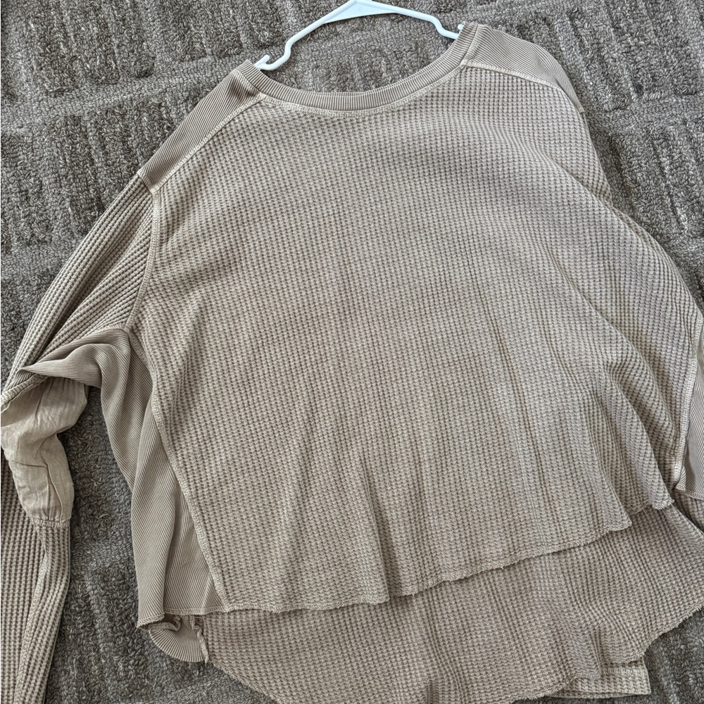 Free People Tan Sweater